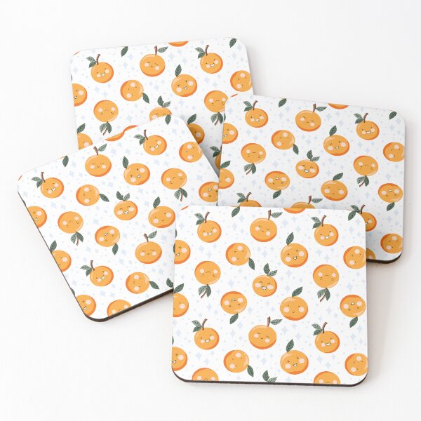 Item preview, Cute Simple Happy friendly Little Oranges Pattern designed and sold by BiancaStanton.