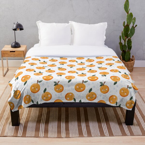 Item preview, Cute Simple Happy friendly Little Oranges Pattern designed and sold by BiancaStanton.