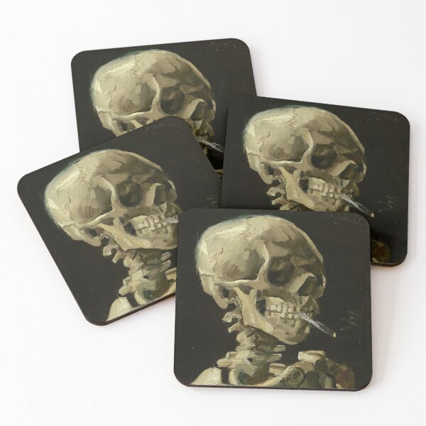Item preview, Vincent van Gogh : Skull of a Skeleton with Burning Cigarette (1886) designed and sold by YNTDigitalHouse.