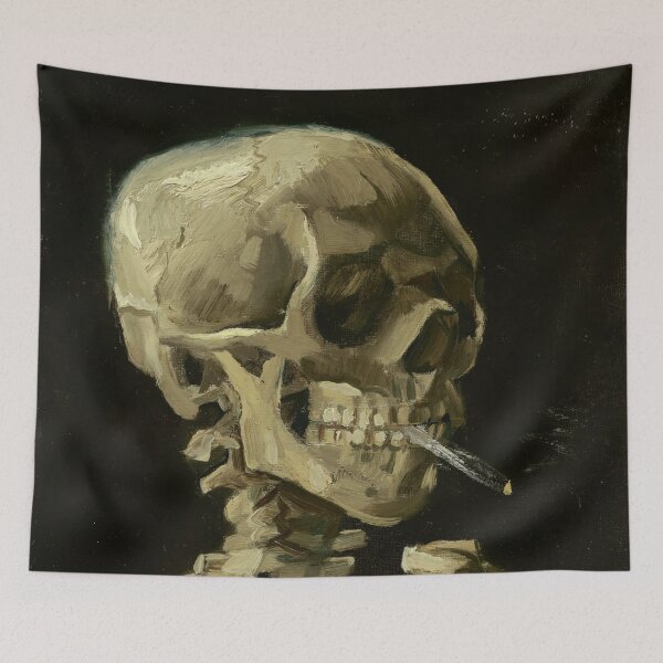 Item preview, Vincent van Gogh : Skull of a Skeleton with Burning Cigarette (1886) designed and sold by YNTDigitalHouse.