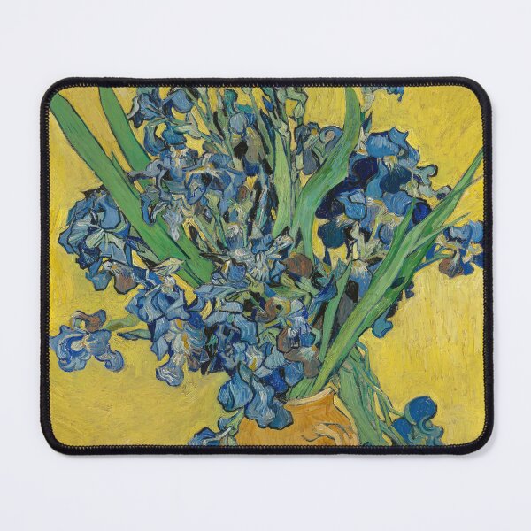 Item preview, Vincent van Gogh : Vase with Irises Against a Yellow Background (1889) designed and sold by YNTDigitalHouse.