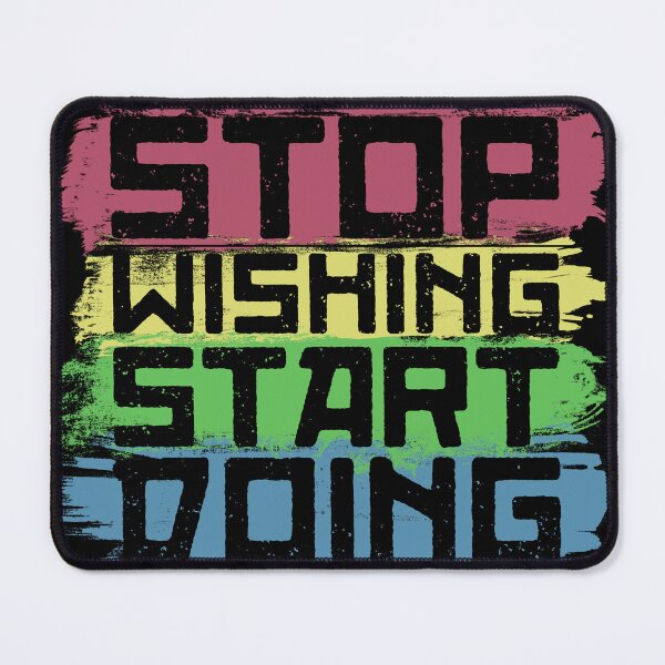 Item preview, Stop Wishing Start Doing designed and sold by StudioNMdesign.