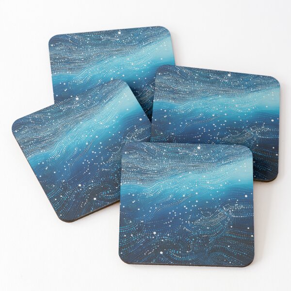 Item preview, Arte de puntos de inspiración aborigen: gotas sobre el agua. designed and sold by GrinGalore.