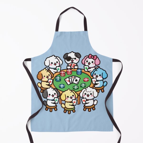 Item preview, kawaii dogs playing poker designed and sold by samah82.