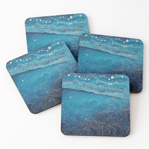 Item preview, Arte de puntos de inspiración aborigen - Aguas tranquilas designed and sold by GrinGalore.