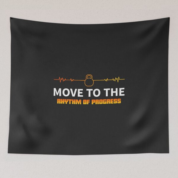 Item preview, Move To The Rhythm Of Progress Motivational T-Shirt designed and sold by ngedupdorjee.