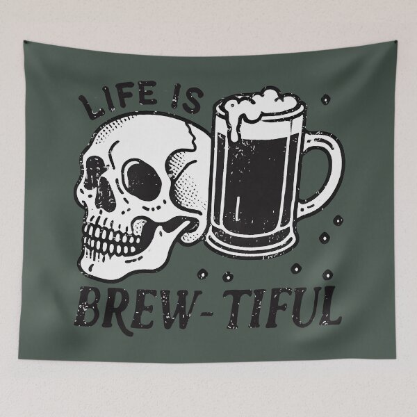 Item preview, Life Is Brewtiful  designed and sold by CreepyCornerArt.
