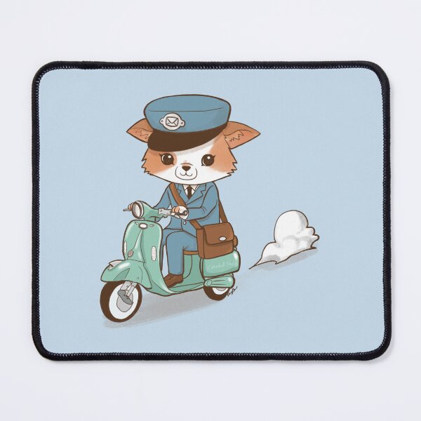 Item preview, Classic Mailman Mochi on Moped designed and sold by Amy Caves.