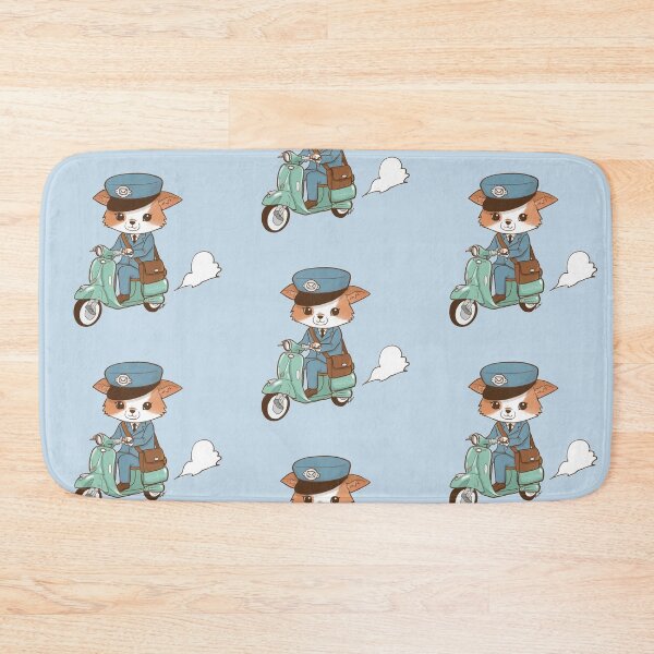 Item preview, Classic Mailman Mochi on Moped designed and sold by Amy Caves.