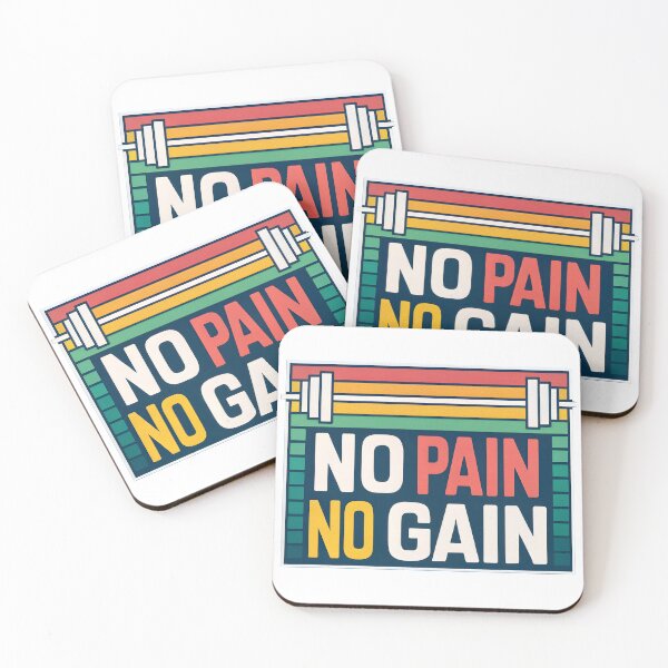 Item preview, NO PAIN NO GAIN T SHIRT DESIGN designed and sold by aishatabubakarx.
