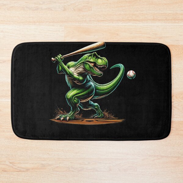 Artikelvorschau, Dinosaurier spielen Baseballspieler entworfen und verkauft von Kimberley King Art King Art.