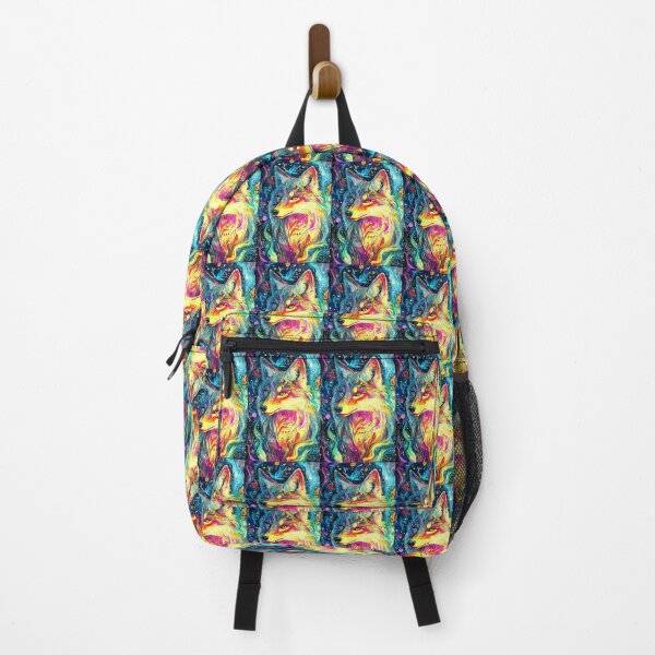 Item preview, Psychedelic Wolf Portrait - Bold and Dreamy designed and sold by Artbyminga.
