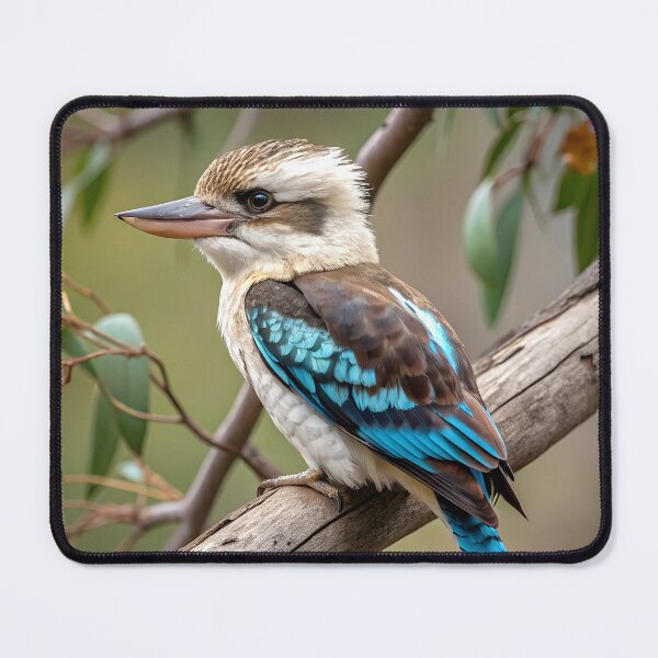 Item preview, Blue-winged Kookaburra designed and sold by pawprintz.