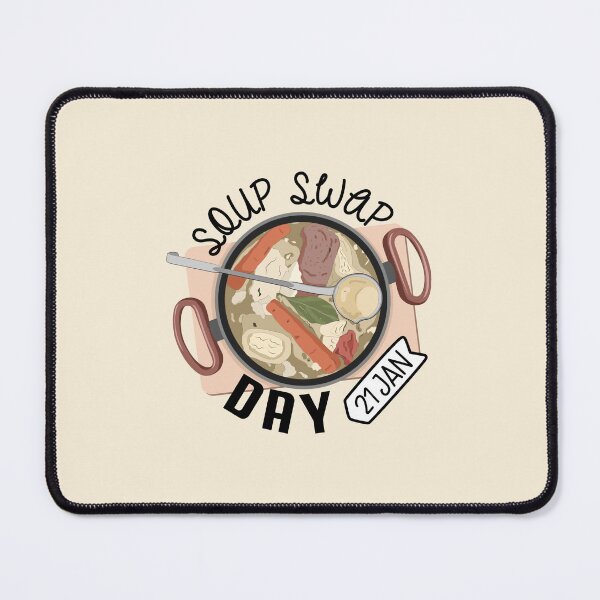 Item preview, 21 January Soup Swap Day- Wacky Holidays designed and sold by ChemicalXShop.