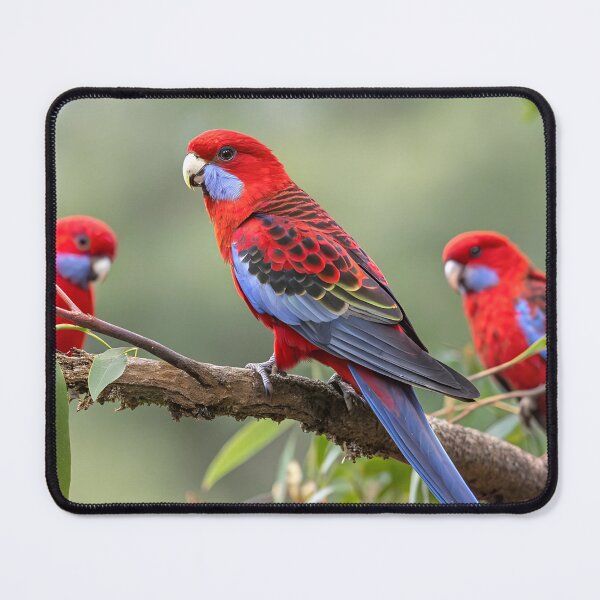 Item preview, Crimson Rosellas designed and sold by pawprintz.