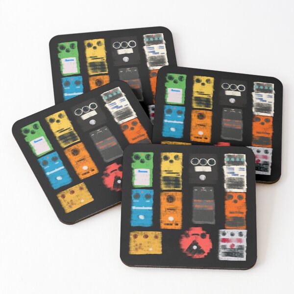 Item preview, Guitar Effect Pedals Impressionist Painting designed and sold by tiptoptees.