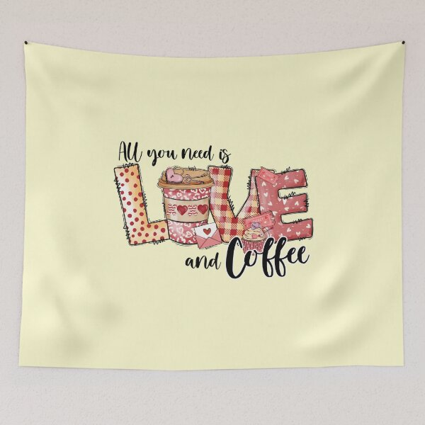 Item preview, All you need is love and coffee designed and sold by NookMerch97 .