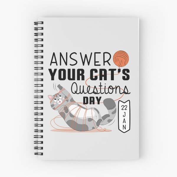 Item preview, 22 January Answer Your Cat's Questions Day- Wacky Holidays designed and sold by ChemicalXShop.