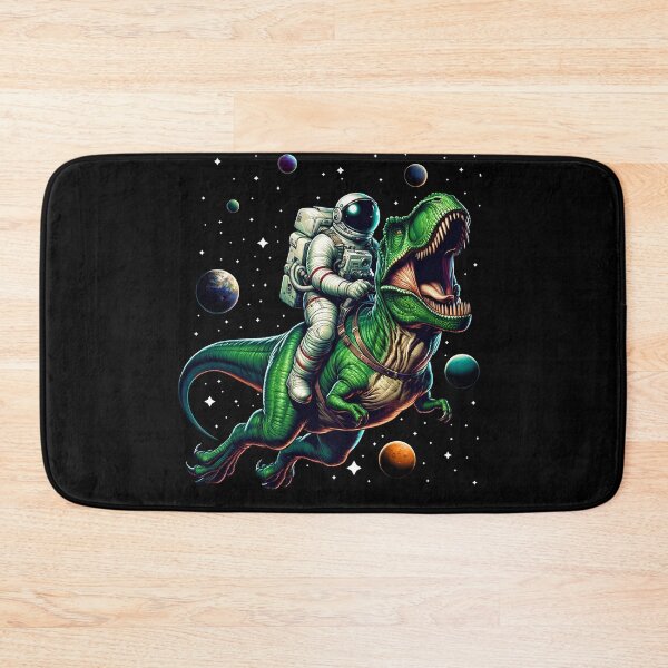 Item preview, Astronaut Riding Dinosaur Space designed and sold by Kimberley King Art  King Art.