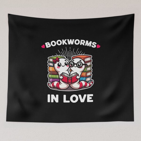 Item preview, Bookworms in love designed and sold by Visual-digital.