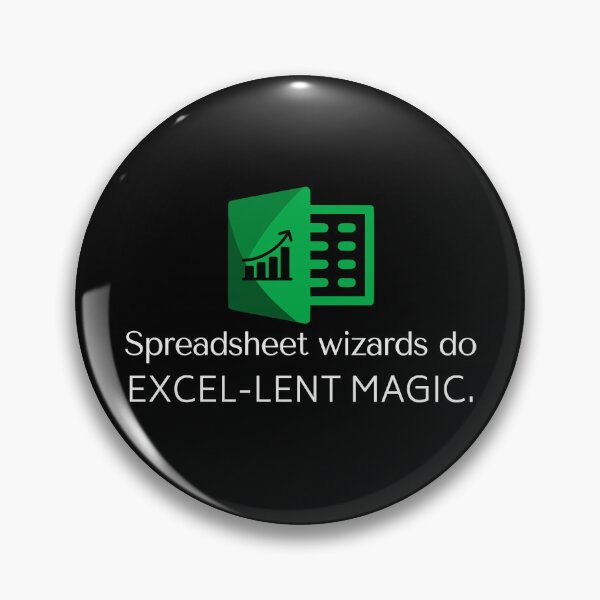 Item preview, Spreadsheet wizards do Excel-lent magic - Accountant Joke designed and sold by mimiscreativity.