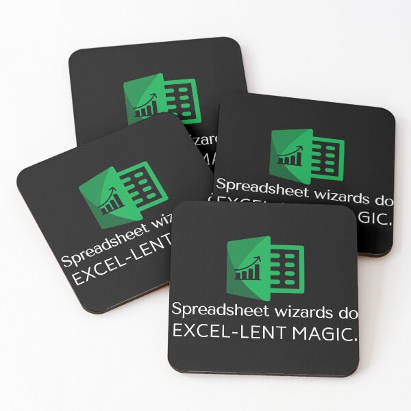 Item preview, Spreadsheet wizards do Excel-lent magic - Accountant Joke designed and sold by mimiscreativity.