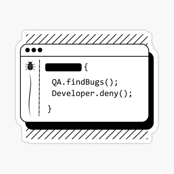 Artikel-Vorschau von QA-Bug-Codierung Humor, designt und verkauft von RiendeersDEAR.
