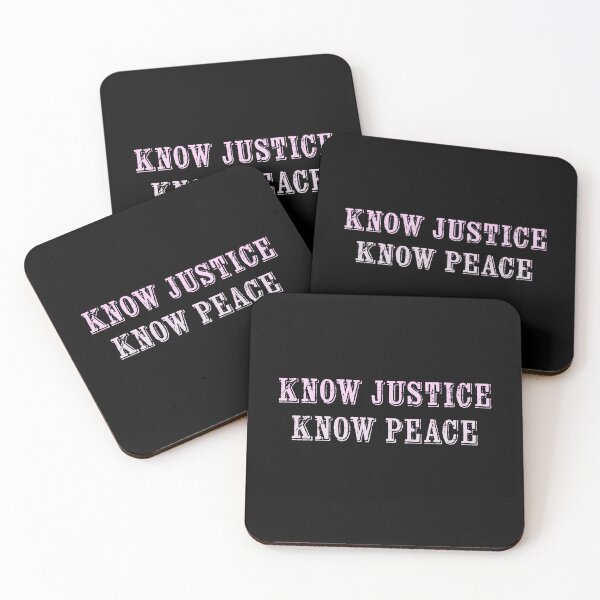 Item preview, Know Justice Know Peace designed and sold by House Sparrow.