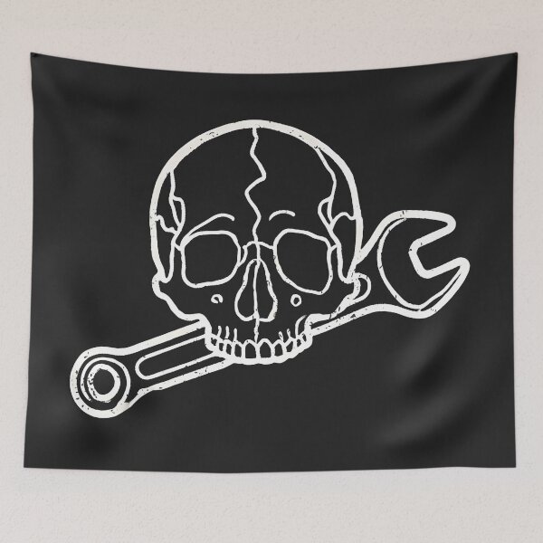 Item preview, Skull Wrench  designed and sold by CreepyCornerArt.