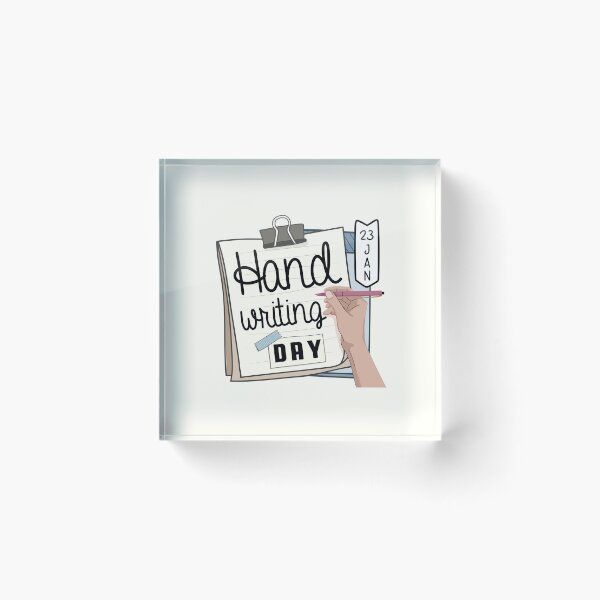 Item preview, 23 January Hand Writing Day- Wacky Holidays designed and sold by ChemicalXShop.