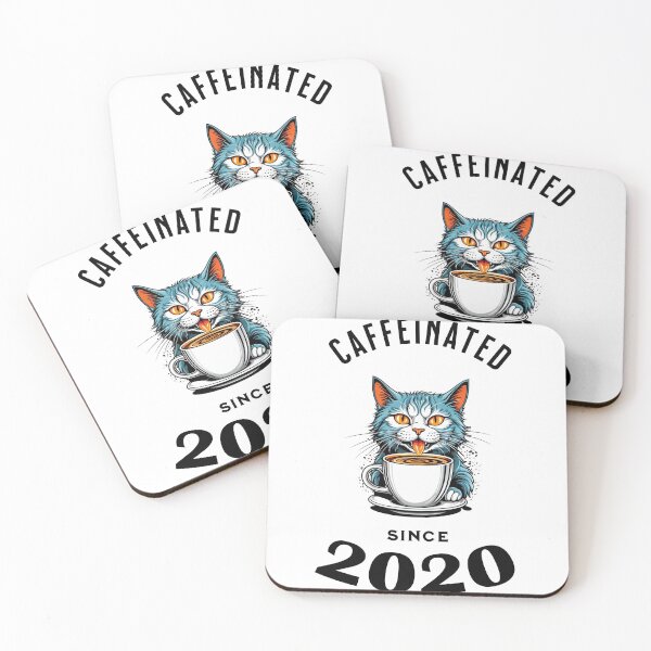 Item preview, Cat Caffeinated Since 2020 designed and sold by LegendaryDesigns.