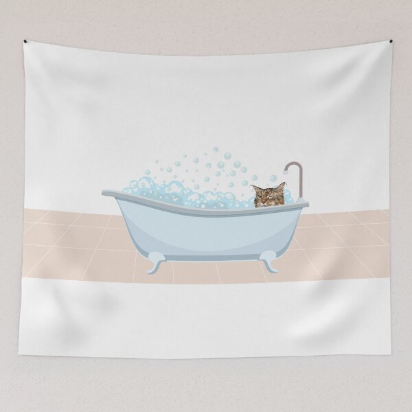 Item preview, Bath time, happy time! - Cat Bath designed and sold by Cat Babe.