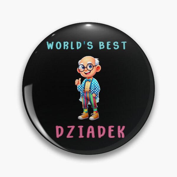 Item preview, World's Best Dziadek Joyful Grandpa Full of Energy designed and sold by Maggie Mustard.