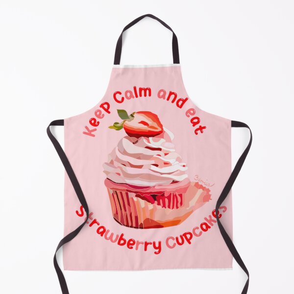 Item preview, Keep Calm and eat Strawberry cupcakes designed and sold by poppybludesign.