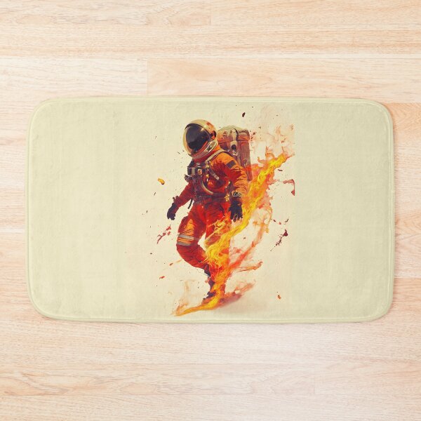 Item preview, Astronaut fireman hero on Fire designed and sold by Yunari..