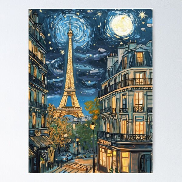 Item preview, Paris x Van Gogh designed and sold by ArvorStudios.