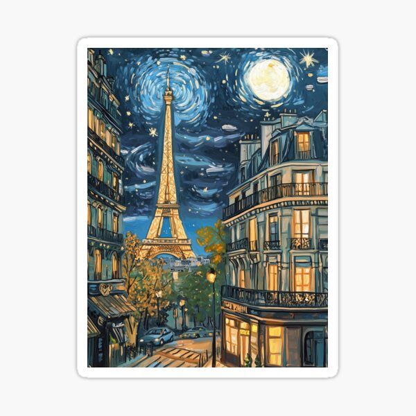 Item preview, Paris x Van Gogh designed and sold by ArvorStudios.