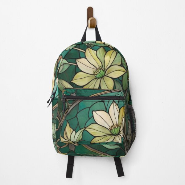 Item preview, Stained Glass Blossom, Artistic Floral Print, Green Tone designed and sold by PixelStoneDesign .