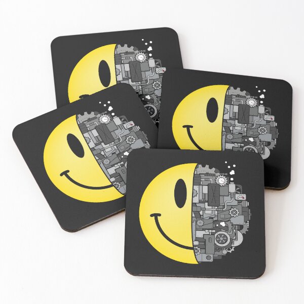 Item preview, Less is More - Mechanical Smiley designed and sold by Gamma-Ray.