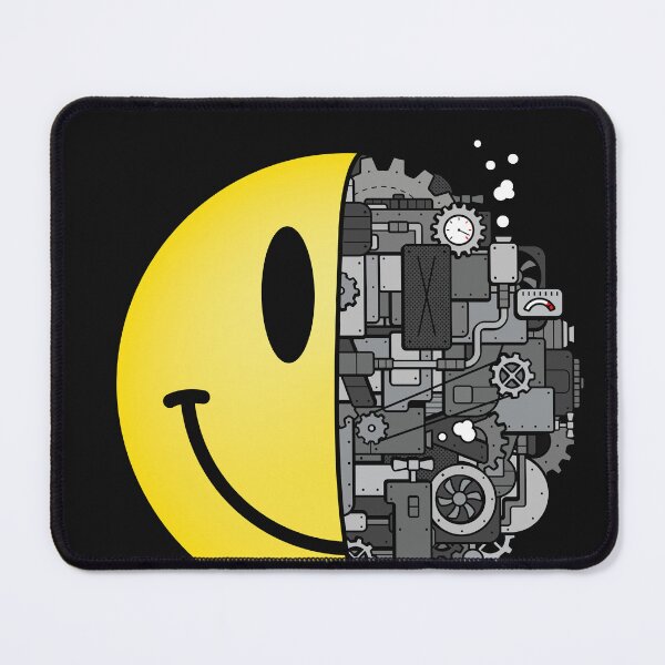 Item preview, Less is More - Mechanical Smiley designed and sold by Gamma-Ray.