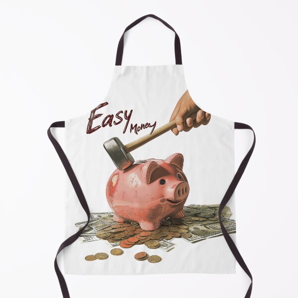 Item preview, Easy Money A piggy bank in the shape of a pink pig designed and sold by JanChryzostom.