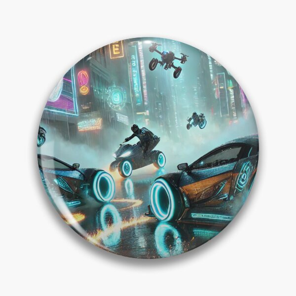 Item preview, Cyberpunk Monster Truck Racing designed and sold by Eric Nagel.