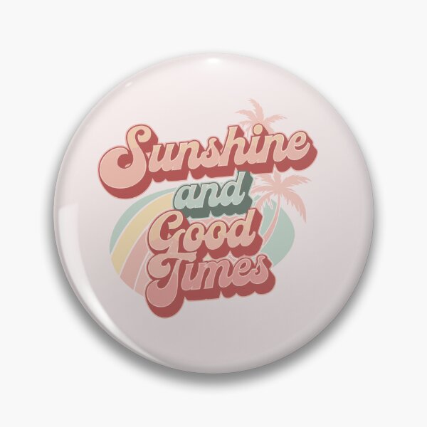 Item preview, Sunshine and Good Times T-Shirt – Retro Summer Graphic Tee designed and sold by designedbyNil.