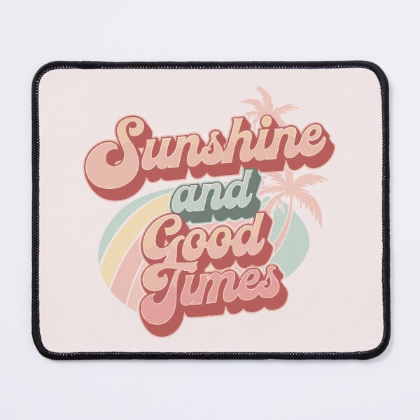 Item preview, Sunshine and Good Times T-Shirt – Retro Summer Graphic Tee designed and sold by designedbyNil.