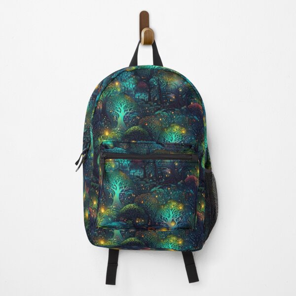 Item preview, Enchanted forest with glowing fireflies designed and sold by Designbes.
