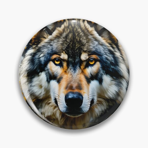 Artikelvorschau, Wolfsportrait entworfen und verkauft von Toms Tee.