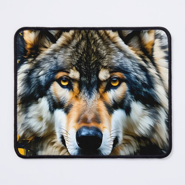 Artikelvorschau, Wolfsportrait entworfen und verkauft von Toms Tee.