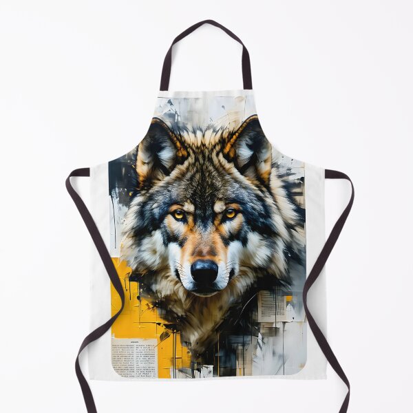 Artikelvorschau, Wolfsportrait entworfen und verkauft von Toms Tee.