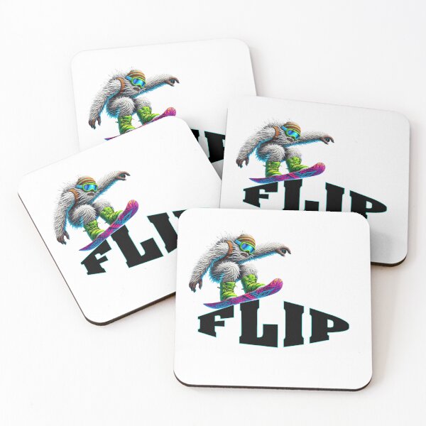 Item preview, Winter Freestyle Yeti Snowboarding – Cool Cartoon Snowboarder Design designed and sold by MiszungART.