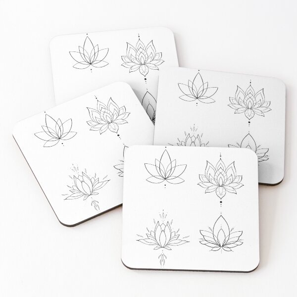 Item preview, 4 Lotus geometric variations. designed and sold by emanscorfna.